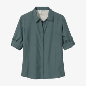 Buy Latest Women's Buttoned Shirt with Spread Collar