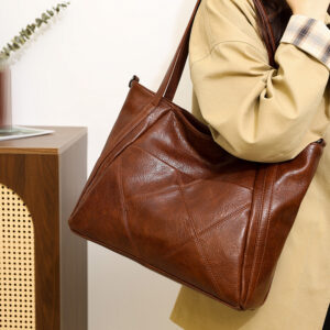 Large Capacity Soft Leather Shoulder Bag