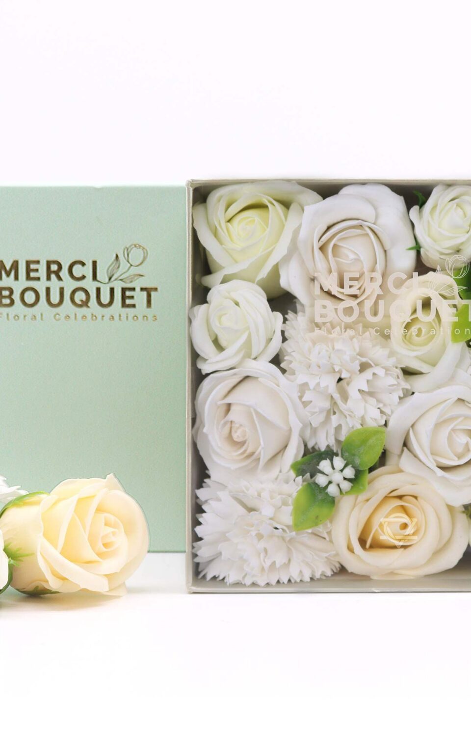 Square Box – Wedding Blessings – White & Ivory