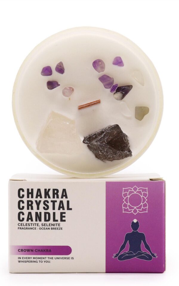 Chakra Crystal Candles - Crown Chakra