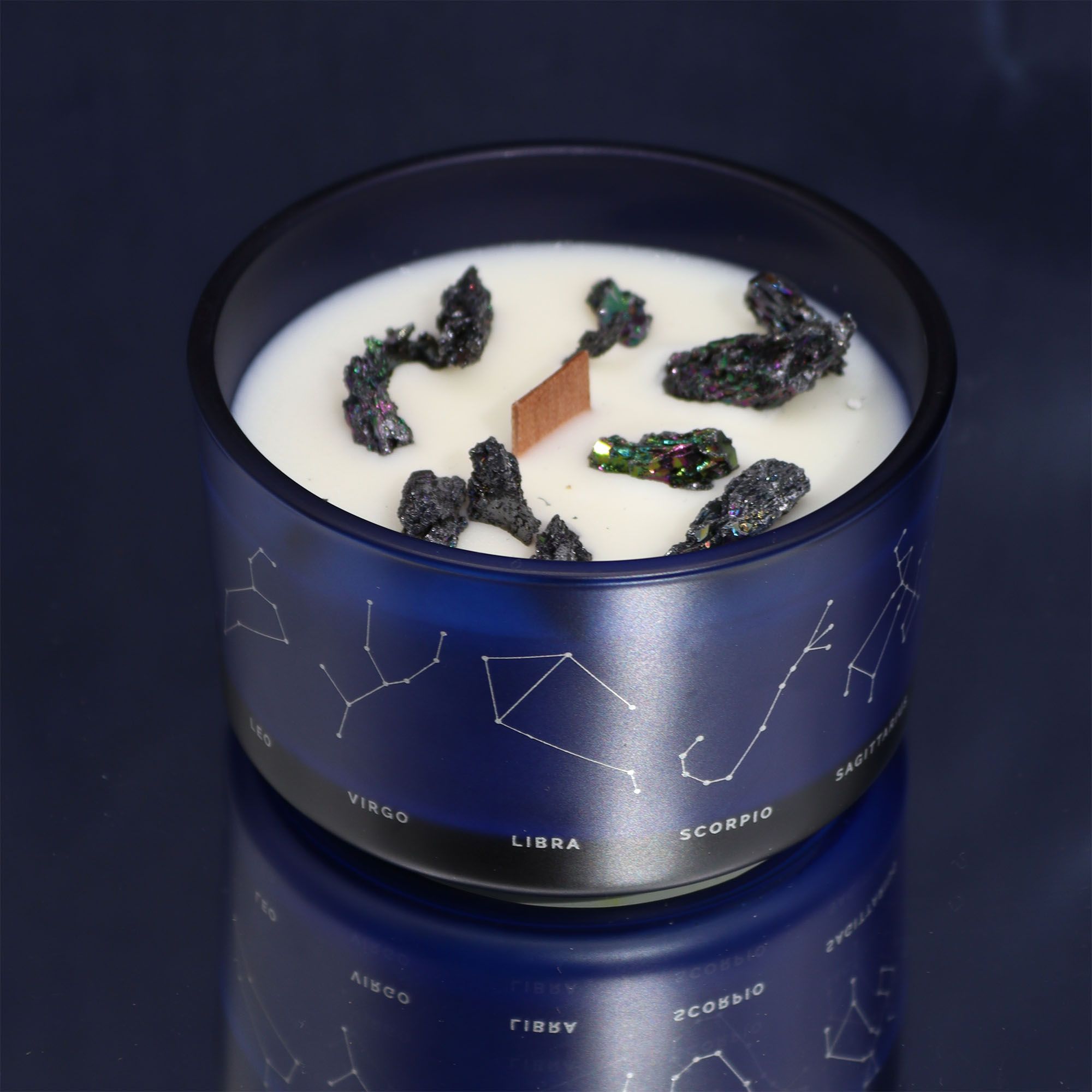Zodiac Crystal Candle with Gemstone Bracelet - Cancer - Image 5