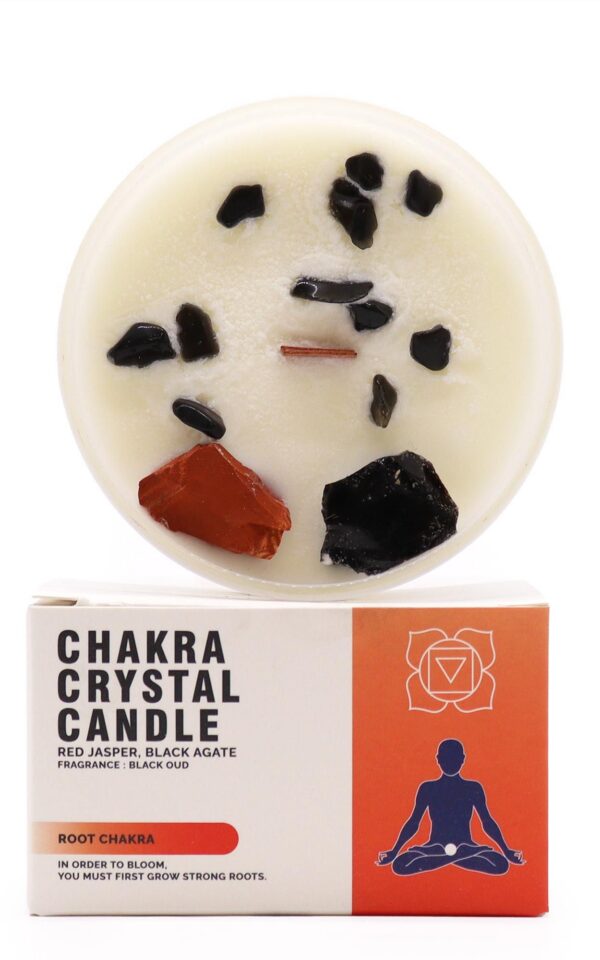 Chakra Crystal Candles - Root Chakra