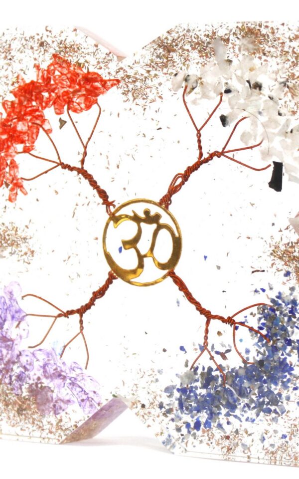 Orgonite Desk Power Packs - 4 Tree Copper Attractor - Lrg